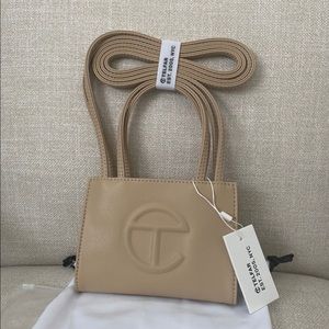 NWT Telfar Small Cream Shopping Bag